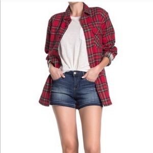 Articles of Society Jean Shorts Raw Hem Size 28